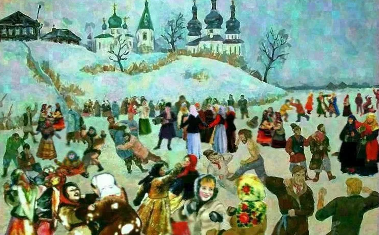 Масленица кулачные бои