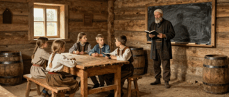 Как учились крестьянские дети