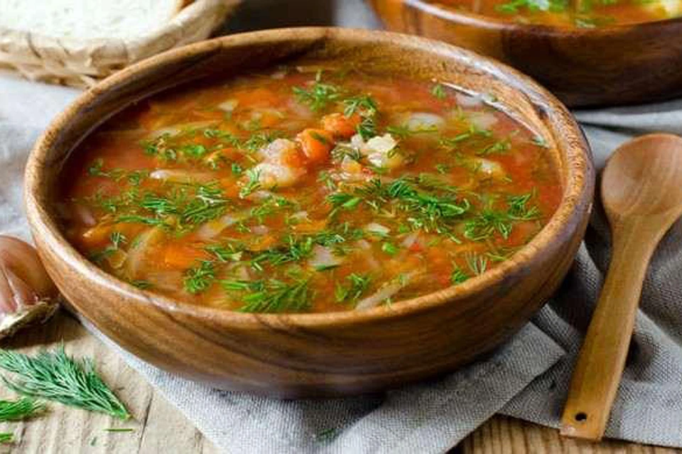 Крупянка (постные щи)